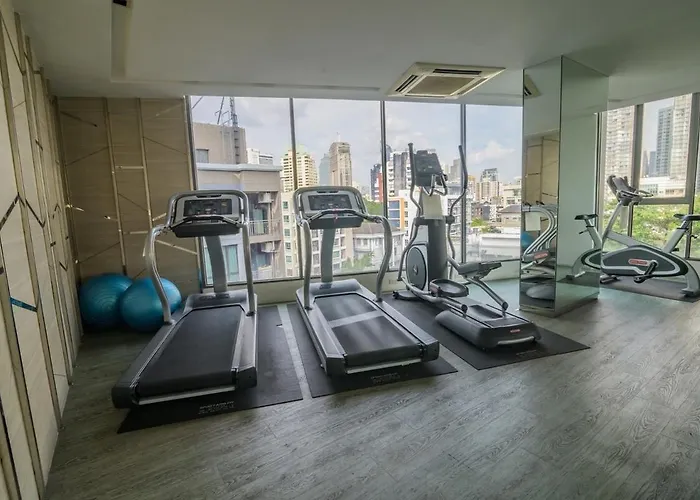 아파트 Luxury & Bright 1 Bedroom - Asoke 방콕