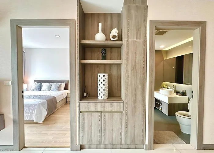 아파트 Luxury & Bright 1 Bedroom - Asoke 방콕