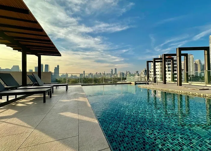 Luxury & Bright 1 Bedroom - Asoke 아파트