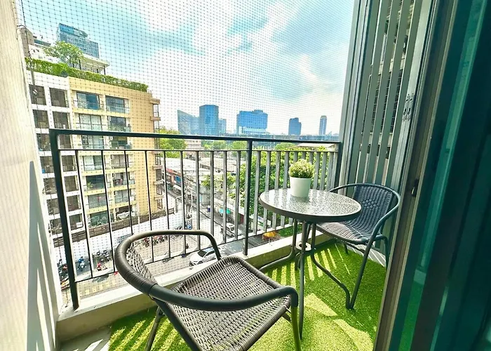 아파트 Luxury & Bright 1 Bedroom - Asoke